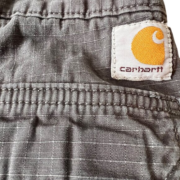 Carhartt Force Mens Gray Cargo Pants Relaxed Ripstop Pockets Durable 42x30 - Picture 9 of 16